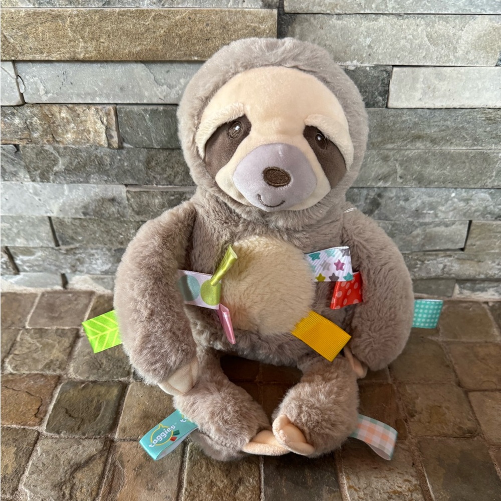 Adorable Gray Sloth Plush Toy( tag toy )